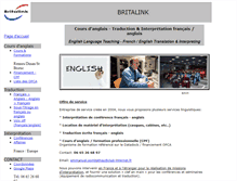 Tablet Screenshot of britalink.com